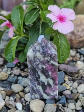 Pink Tourmaline Crystal Tower